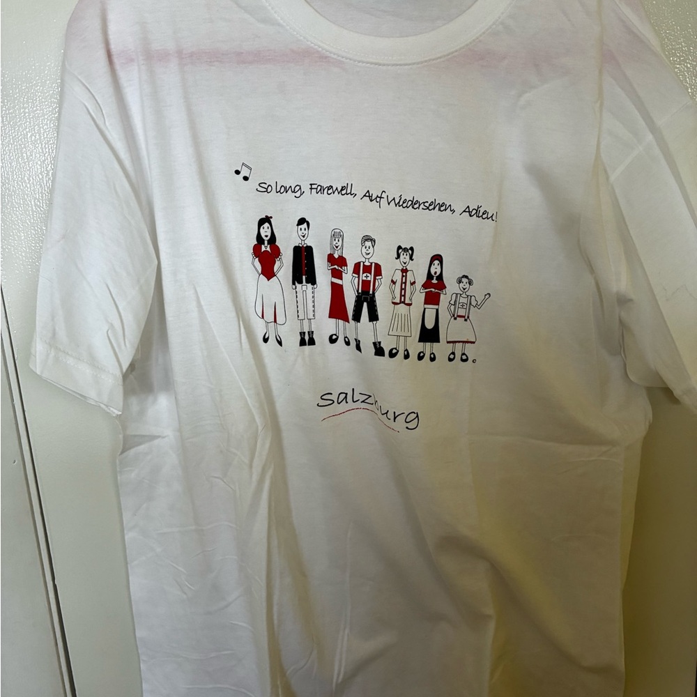 Salzburg Kids White Graphic T-Shirt